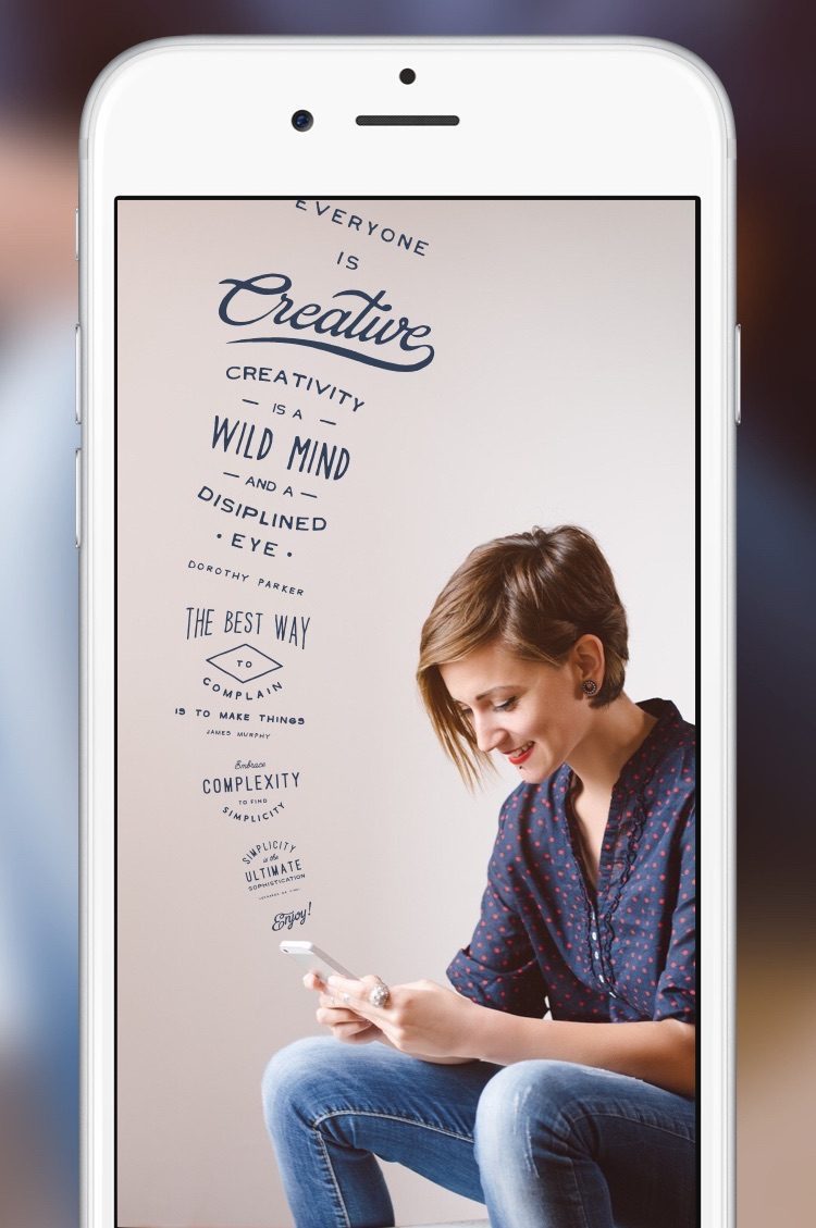 Voeg tekst toe aan je foto's met Over.