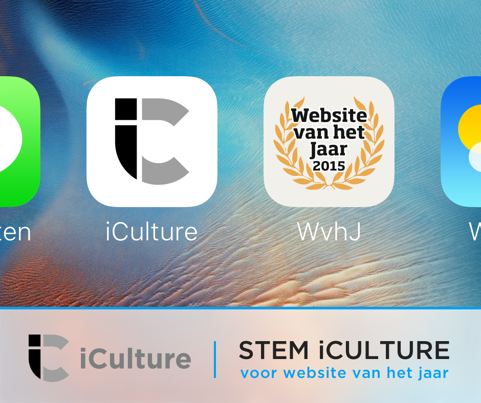 Website van het Jaar 2015 | app iconen