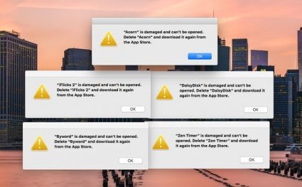 Apps Mac-probleem