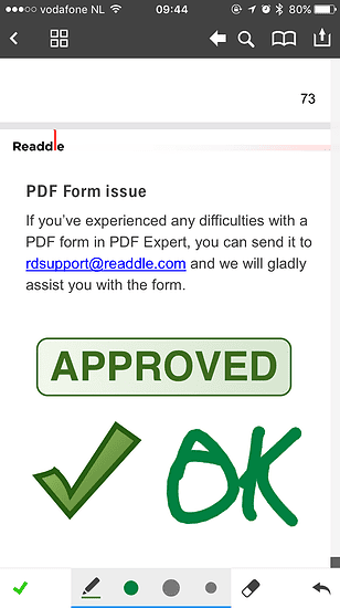 PDF Expert 5 voor iOS.