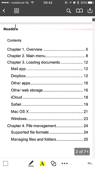 PDF Expert 5 voor iOS.