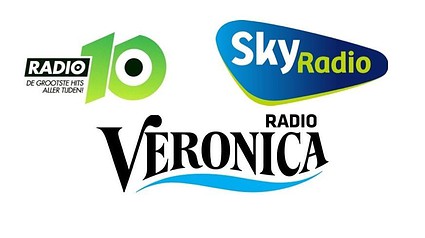Radio 10, Veronica en Sky Radio.