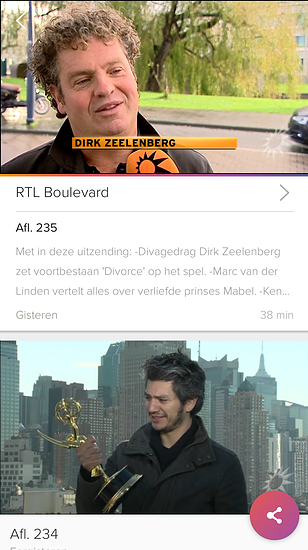 RTL XL terugkijken van programma's.