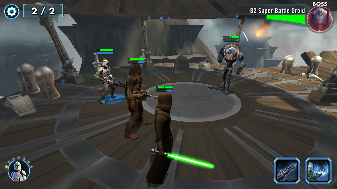 Star Wars: Galaxy of Heroes voor iOS