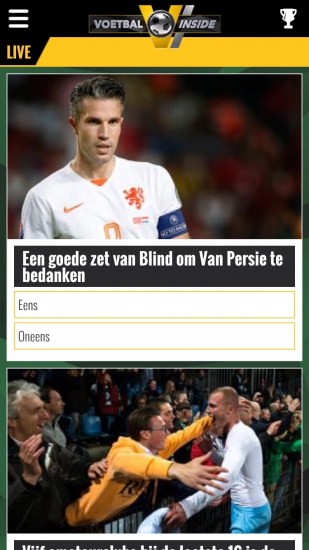 Doe mee met stellingen in Voetbal Inside.