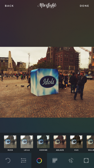 Afterlight op de Dam.