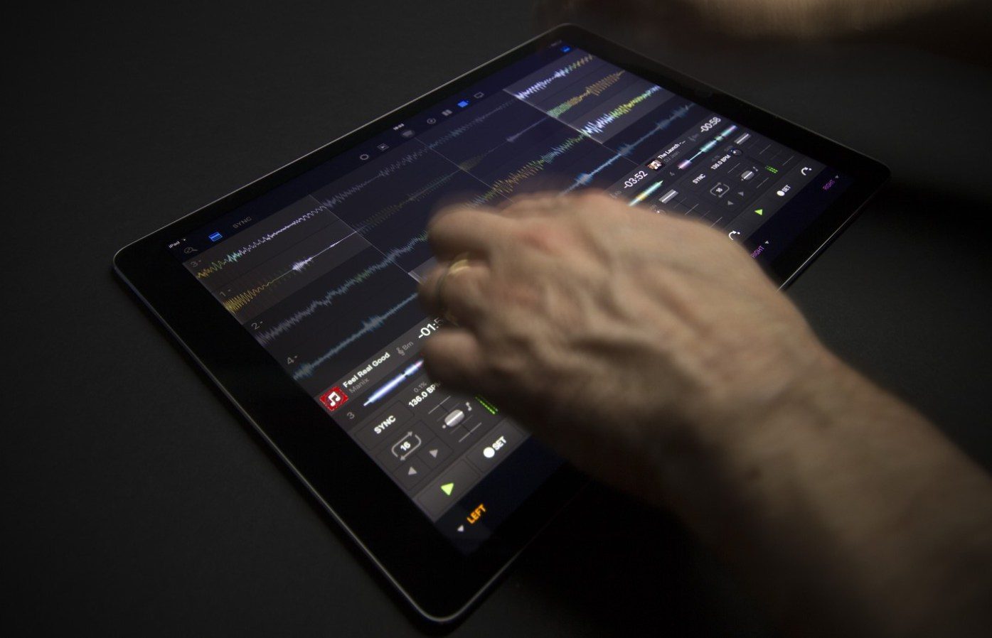 Djay Pro op iPad Pro