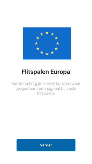 Flitsmeister flits nu voor vaste Europese flitspalen.