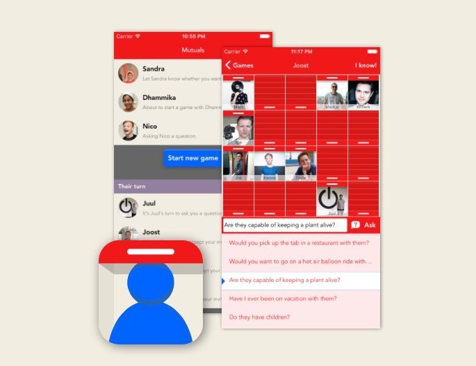 Mutuals is Wie Is Het? met je Facebook-vrienden.