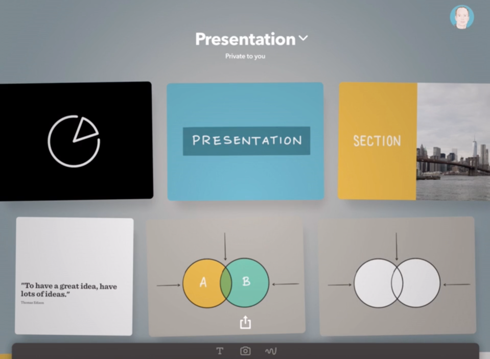 Paper heeft nu ook templates voor projecten.