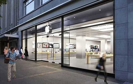 Apple Store voorbeeld