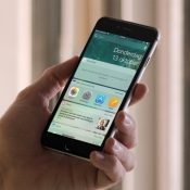 Widgets op een iPhone in iOS 10.