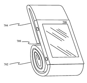 Magnetisch bandje voor de Apple Watch als houder beschreven in een patent.