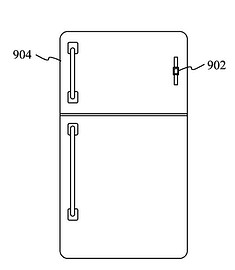 Magnetisch bandje voor de Apple Watch aan je koelkast hangen volgens patent.