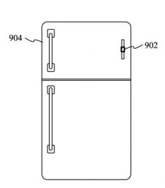 Magnetisch bandje voor de Apple Watch aan je koelkast hangen volgens patent.