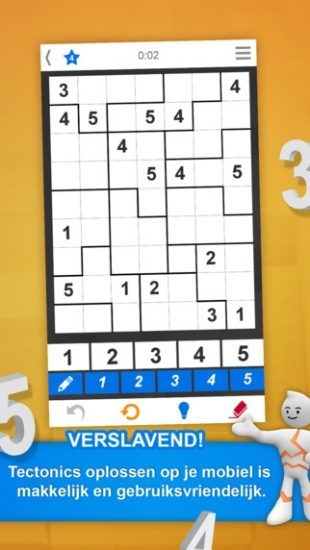 Tectonic is een Sudoku-achtig spelletje voor de iPhone.