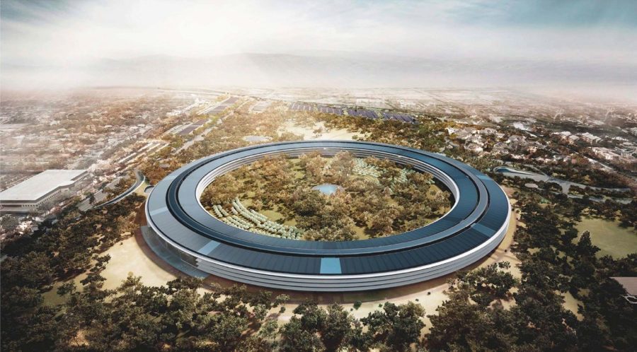 Zo moet de Apple Campus 2 er uit komen te zien.