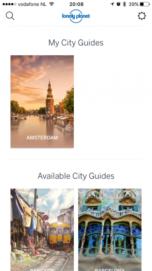 Guides by Lonely Planet met stadsgidsen.