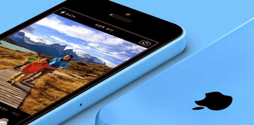 iPhone 5c blauw