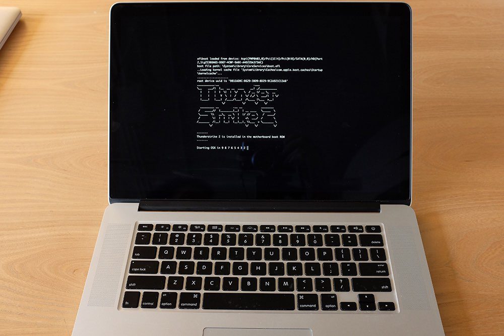 Thunderstrike 2, een Mac-worm