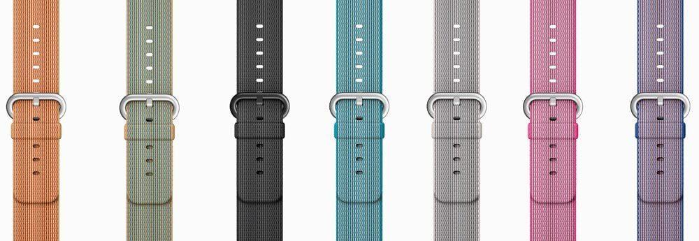 Apple Watch nylon bandjes in diverse kleuren