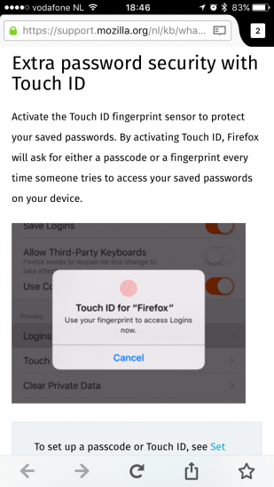 Wat is er nieuw in Firefox op iOS.