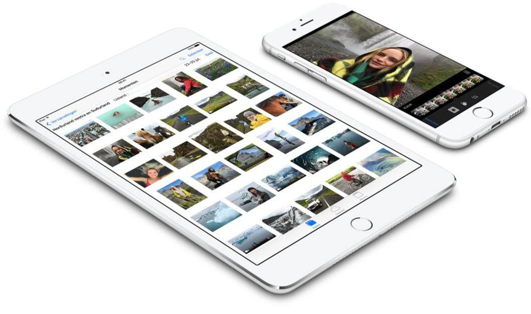 De Foto's-app op de iPhone en iPad.