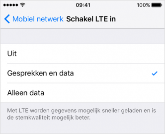 VoLTE inschakelen