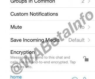 Encryptie op WhatsApp uitzetten.