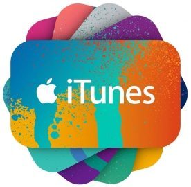 Apple iTunes giftcards