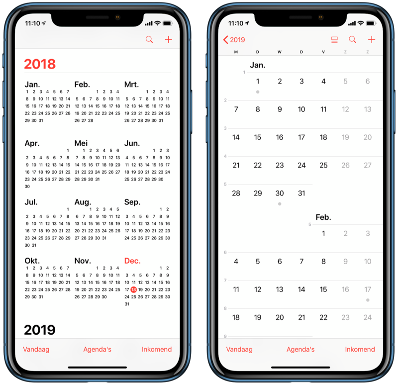 Amuseren Vulgariteit Wijzer Agenda-app op de iPhone en iPad: dit kun je er allemaal mee