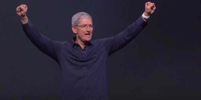 Tim Cook op WWDC 2015