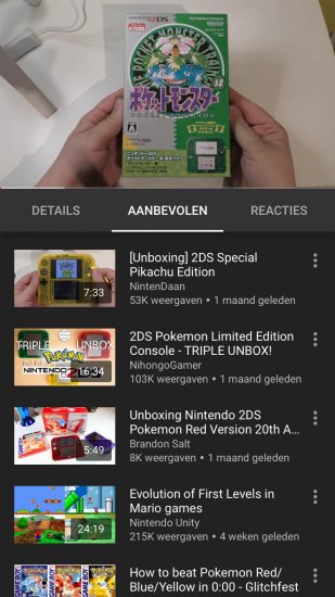 Een video bekijken in YouTube Gaming.