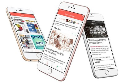 Blendle: 3 iPhones met vernieuwde app