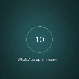 WhatsApp optimaliseren op de iPhone in het klein.