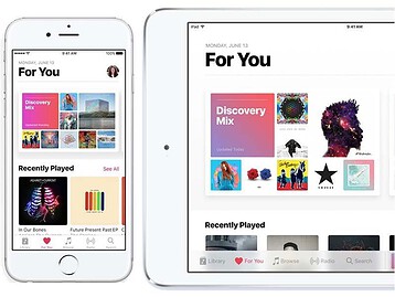 Apple Music iOS 10 op iPhone en iPad