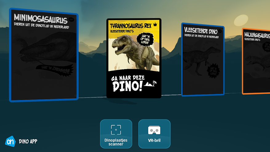 Dino-app van Albert Heijn.