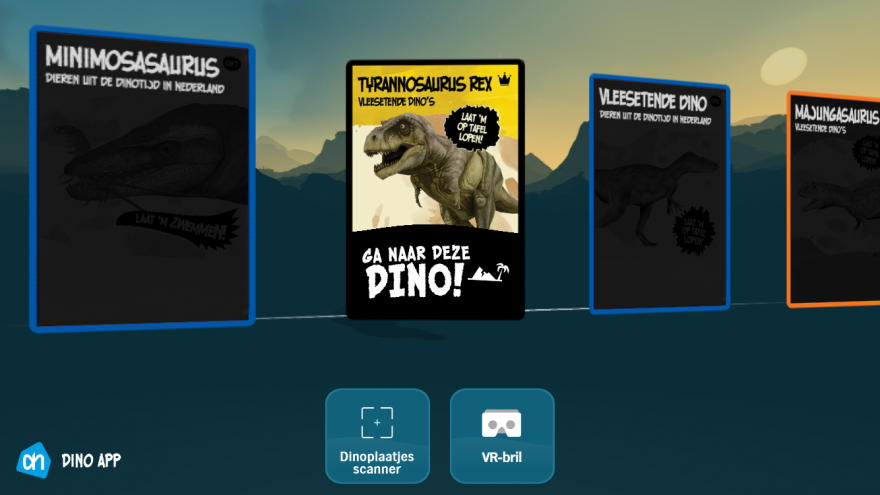 Dino-app van Albert Heijn.