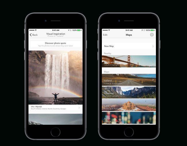 Modern Atlas iPhone-app