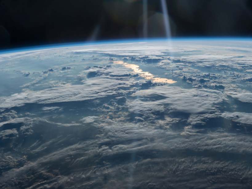 NASA-foto van de aarde.