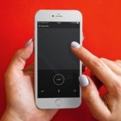 Dit is de Apple TV Remote-app voor de Apple TV 