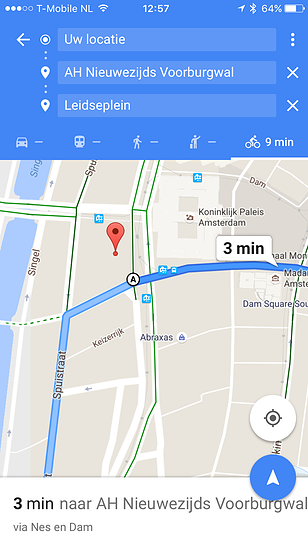 Google Maps - Meerdere bestemmingen toevoegen