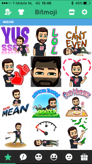 Snapchat - Bitmoji - stickers