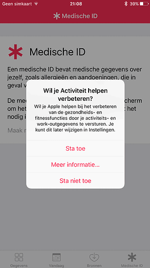 Melding om activiteit helpen te verbeteren in iOS 10.