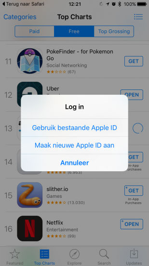 Log in voor een download in de App Store.