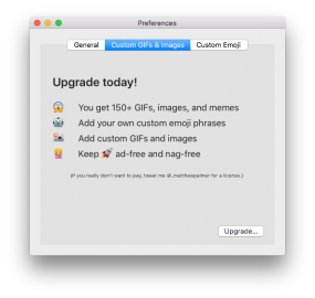 Upgrade voor Rocket voor de Mac.