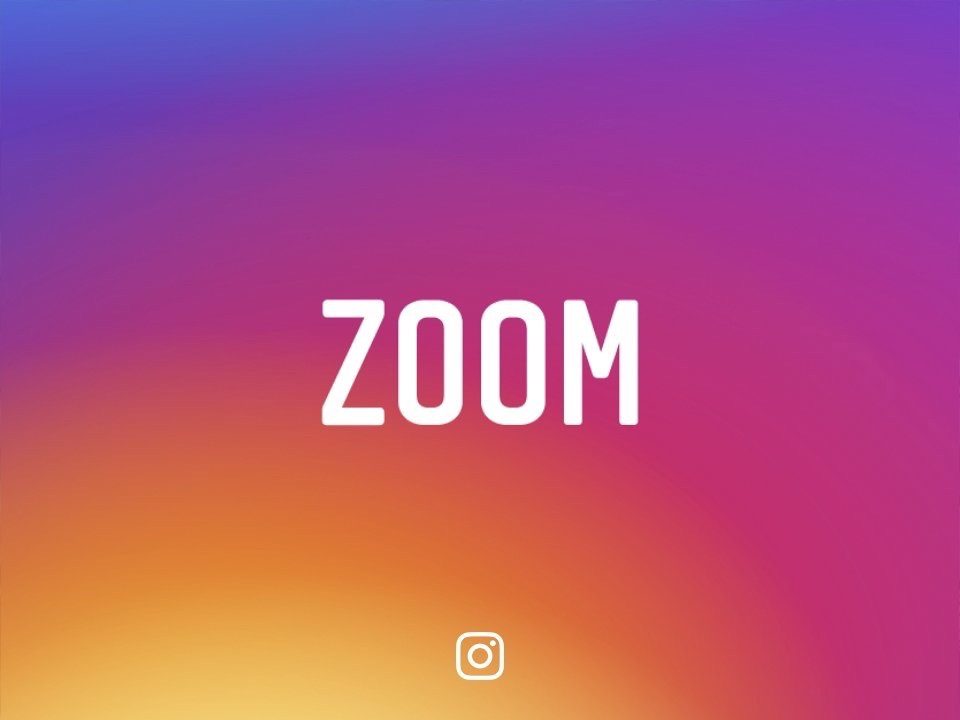 Inzoomen bij Instagram.