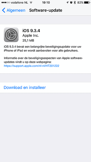 iOS 9.3.4.