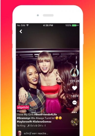 Taylor Swift op Musical.ly