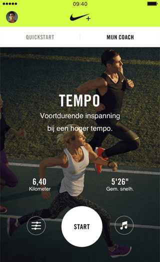 Nike Run Club-app: trainingsschema's die zich aanpassen
